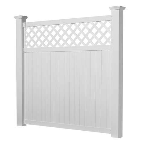 Lewiston Lattice Top Fence Panel