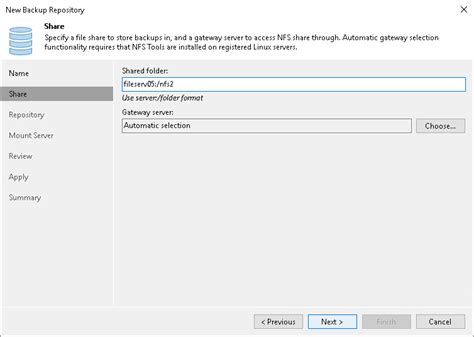 Step Specify Shared Folder Settings User Guide For Vmware Vsphere