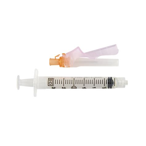 Bd Eclipse™ Needle 25g X 1 With Detachable 3ml Bd Luer Lok™ Syringe