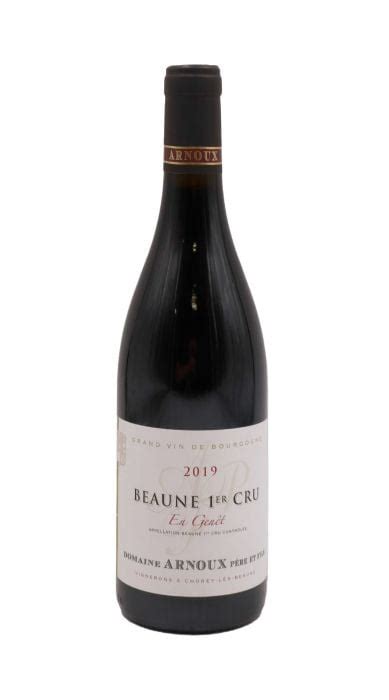 2019 Domaine Arnoux Pere Et Fils Beaune 1er Cru En Genet Pinot Noir