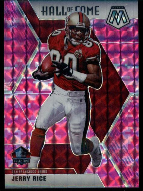 Amazon 2020 MOSAIC CAMO PINK HALL OF FAME 287 JERRY RICE SAN