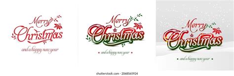 Thousand Christmas Logo Text Royalty Free Images Stock Photos