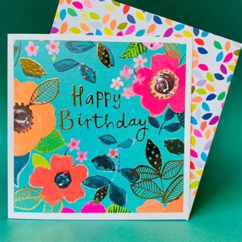 Happy Birthday Floral By Paper Salad Cards Company Over 1500