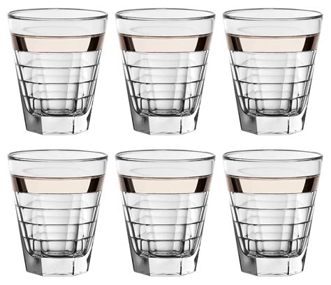 Barski European Glass Double Old Fashioned Tumbler Glasses With