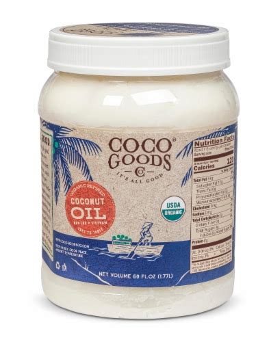 Organic Refined Coconut Oil 60 Fl Oz 48 X 48 X 69 Kroger