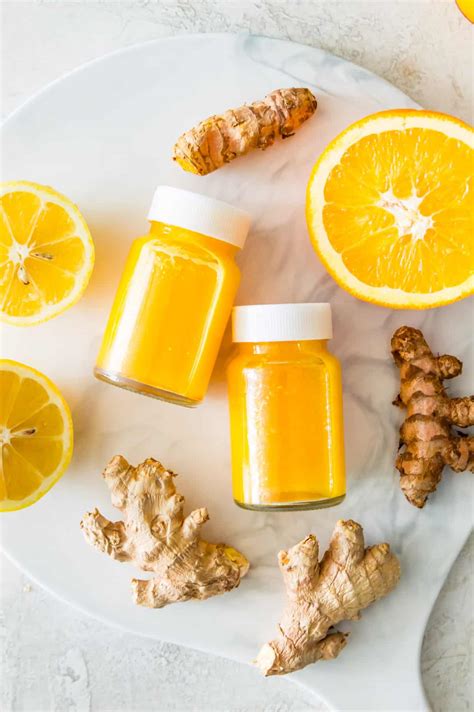 Easy Lemon Ginger Turmeric Shots No Juicer Pure And Simple Nourishment