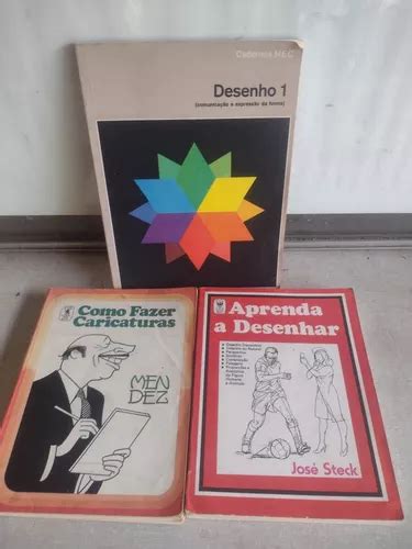 3 Livro Fazer Caricaturas Mendez Aprenda Desenhar Steck MercadoLivre