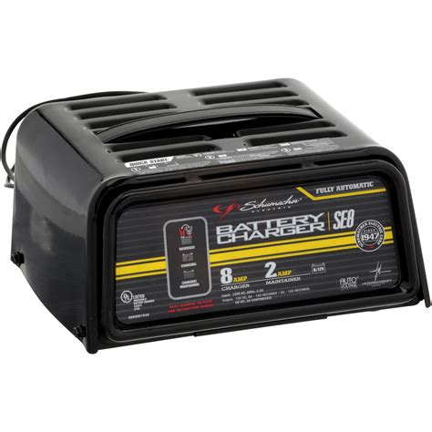 Schumacher SE8 6V 12V Fully Automatic Battery Charger Walmart