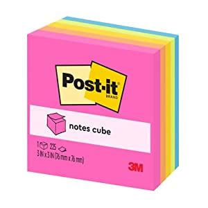 M Post It Sticky Note Cube Sheets Colors X Sheets X