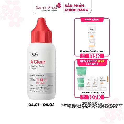 Dr G Tinh chất A Clear Spot For Face Serum 45mlDr G Tinh chất A Clear