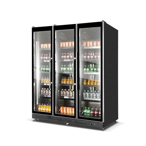 220V Upright Glass Door Beverage Cooler Refrigerator Commercial Freezer Beer Bar Fridge,Full ...