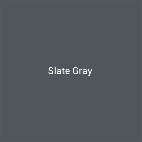 24ga. Slate Gray 12" Color Sample | Slate gray, Slate, Cool roof