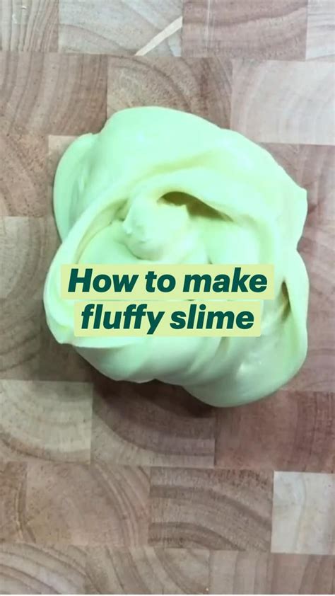 How to make fluffy slime | Easy slime recipe, Making fluffy slime ...