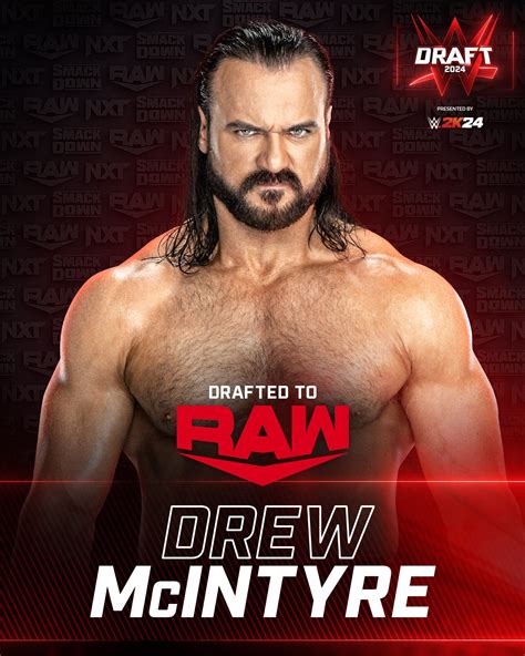 Drew McIntyre 2024 WWE Draft On Night Two April 29 2024 Wwe