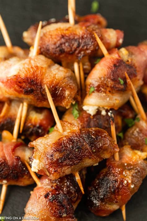 Bacon Wrapped Dates Recipe - Eating on a Dime