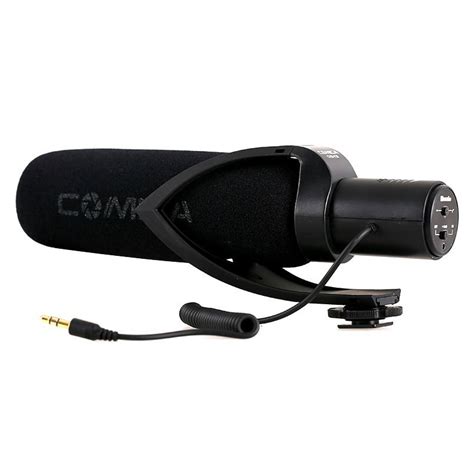 Comica Electrit Super Cardioid Directional Shotgun Microphone Black