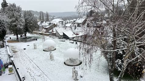 Haut Rhin Les Images Des Premiers Flocons De Neige Dans Le Sundgau