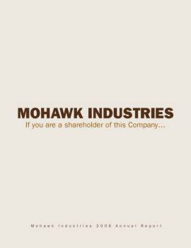 Mohawk Industries Library Corporate Ir Net