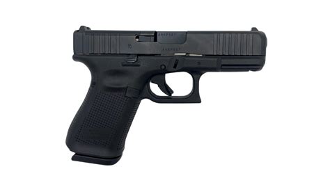 Glock 19 Gen 5 Mos 9mm 402 15 Round Black Ndlc Steel Front Serrations Pistol Battlehawk Armory