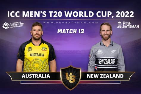 Aus Vs Nz Dream Prediction With Stats Pitch Report Player Record