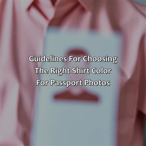 What Color Shirt To Wear For Passport Photo