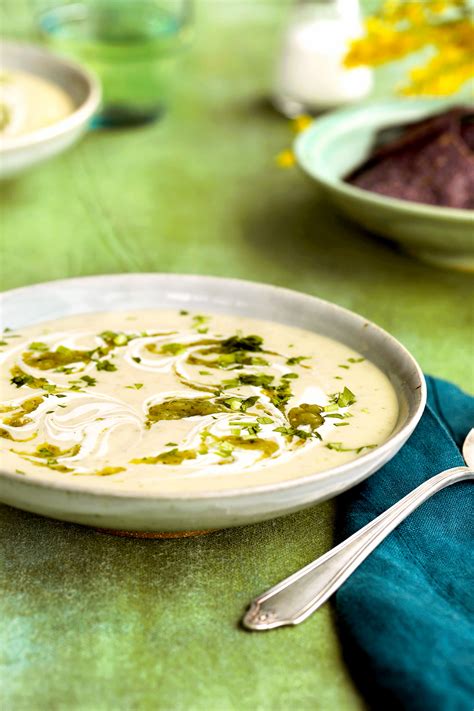 Roasted Potato Tomatillo Bisque ⋆