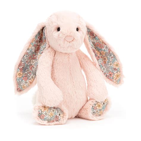 Jellycat Medium Bashful Blossom Blush Bunny