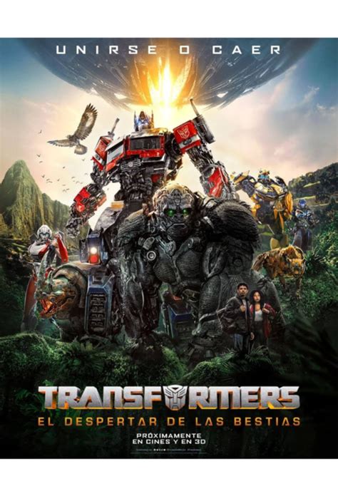 Transformers El Despertar De Las Bestias En Linterna M Gica Horarios