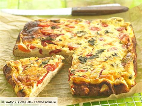 Quiche poivron tomate découvrez les recettes de cuisine de Femme