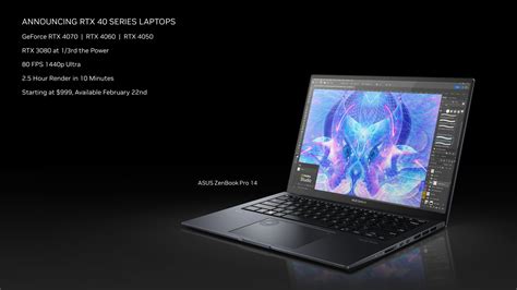 NVIDIA Announces GeForce RTX 40 Series Laptops - Bringing Massive Gains ...