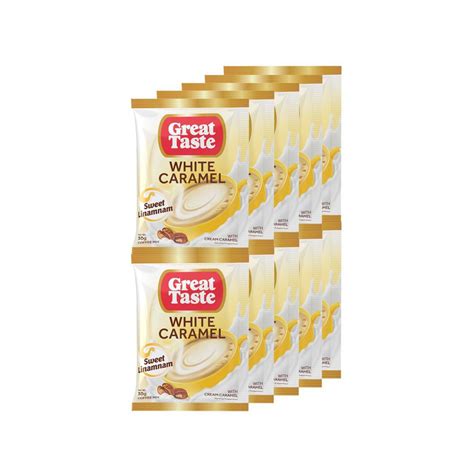 Great Taste White Caramel Sachet 30g Pack Of 10 Lazada PH