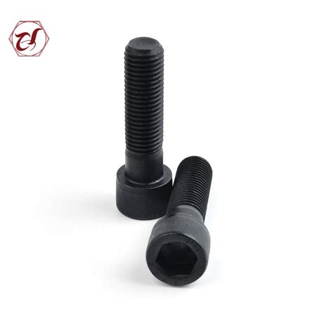 Black Oxide Din Carbon Steel Bolt Cap Screws High Tensile Strength