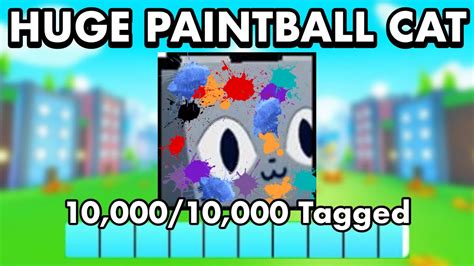 How To Get The Huge Paintball Cat Big Paintball Pet Simulator X