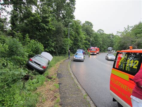 Unfall auf der Unteren Saarlandstraße Mülheim an der Ruhr