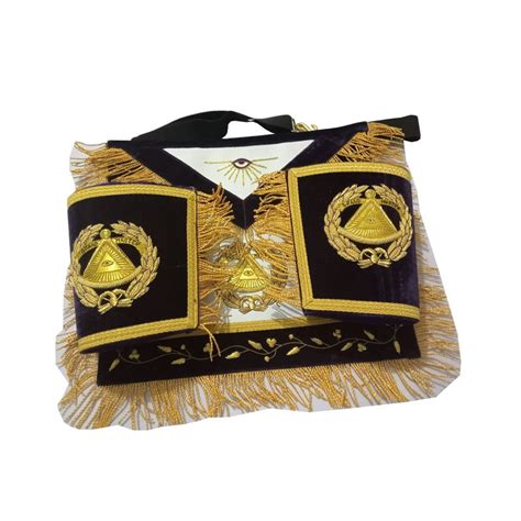 Masonic Regalia Grand Lodge Grand Masters Apron Chain Collar Gloves