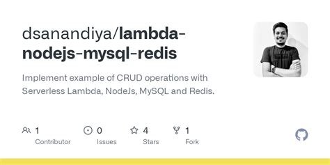 GitHub Dsanandiya Lambda Nodejs Mysql Redis Implement Example Of