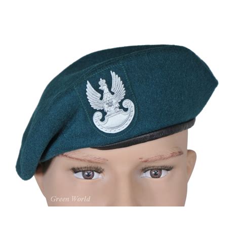 Beret Wojskowy WP 418 MON Zielony Roz 57 Termodruk 12260019982