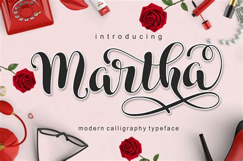 Martha Font by pujalettering · Creative Fabrica