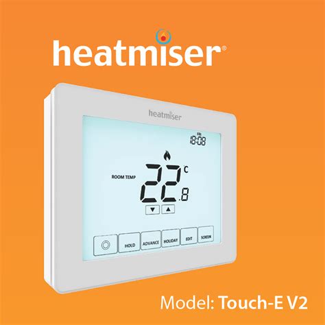 Heatmiser Touch-E V2 Thermostat User Manual