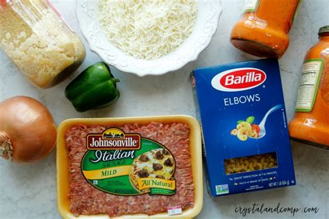 Italian Sausage And Elbow Pasta