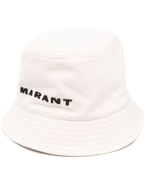 Logo Embroidered Bucket Hat Marant Eraldo Us