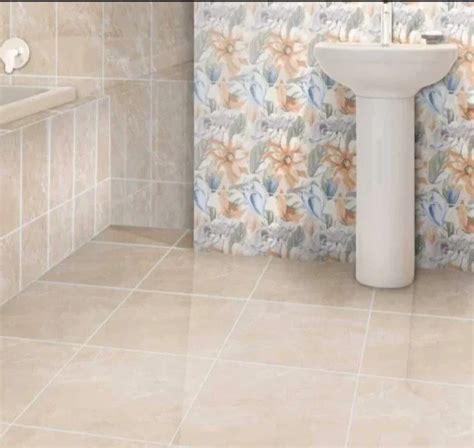 Polished Ceramic Bathroom Tiles Size 1x1 Feet 300x300 Mm At Rs 220