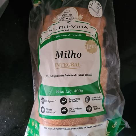 Nutri Vida Pão de forma integral farinha de milho italiana Review