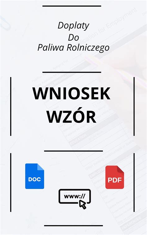 Wniosek O Dop Aty Do Paliwa Rolniczego Wz R