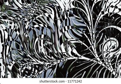 Abstract Zebra Skin Texture Illustration Overlaying Stock Illustration