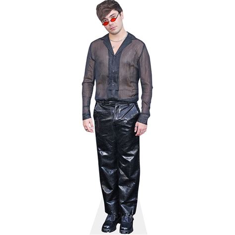 George Shelley Black Outfit Cardboard Cutout