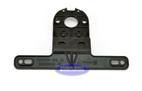 Plastic Trailer License Plate Tag Mount Bracket