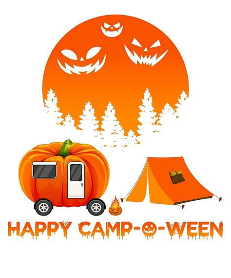 Happy Camp O Ween Camping Halloween Funny T Shirts By Thomas Us