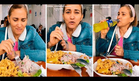 Tiktok Viral Extranjera Prueba Ceviche En Per Por Primera Vez Y Su