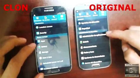 Samsung Galaxy CLON Vs ORIGINAL CUIDADO YouTube